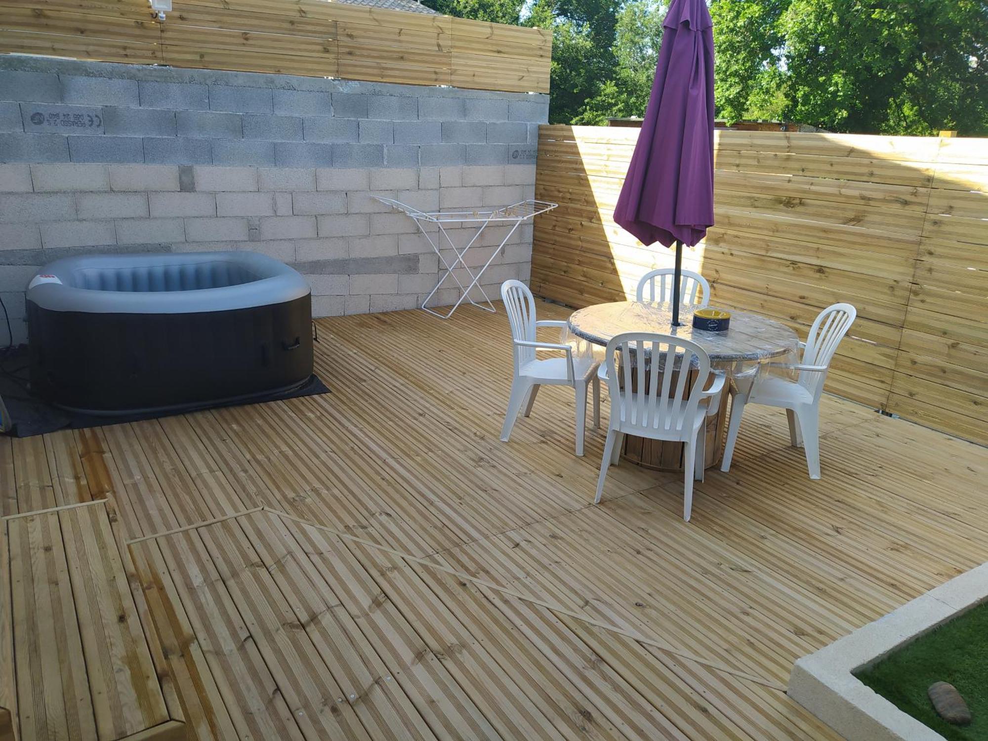 Studio Cosy Avec Terrasse Et Jacuzzi A Disposition De Mai A Aout Rians  外观 照片